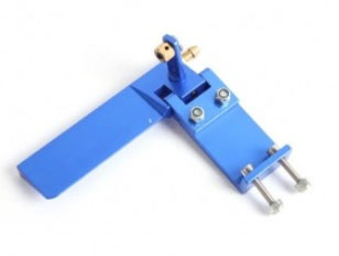 �������������ʥ��ԡ��ɥܡ��ȡ�75mm Aluminum Alloy Single Rudder for RC Boat with Water Pickup 3.7mm CF-T040