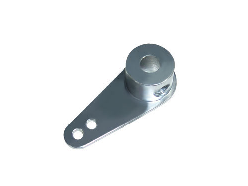 ࡡSilver Aluminum Rudder Arm for Boat28*12*8mm  56640S