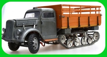 Asiatam 1/16 オペル・ブリッツ中型トラック メタルキット（Opel