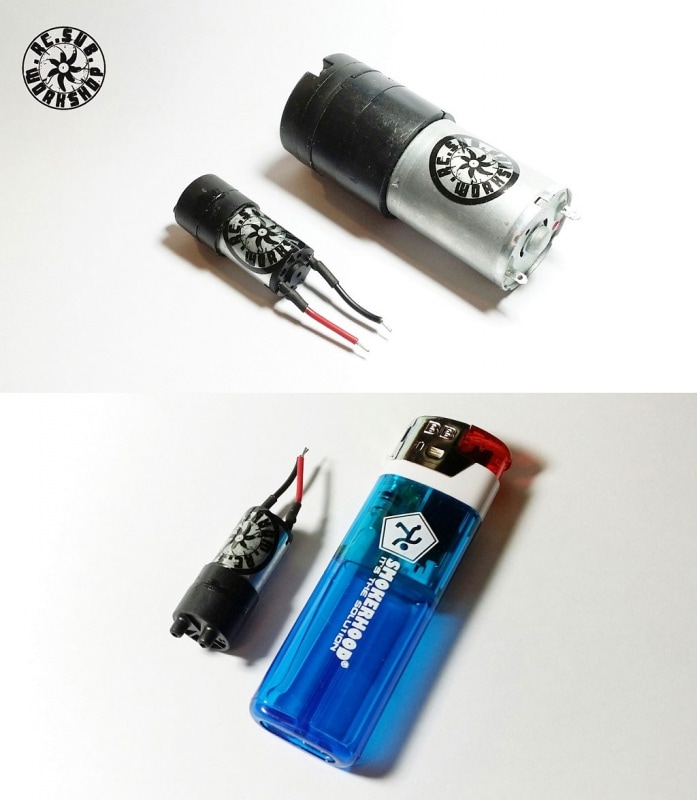 RC-SUB ޥݥףTMico Air Pump 2T Type XXS ( One Way Pump / DC 3v-7.2v )