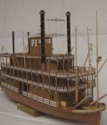 SCModel 1/100 ɥߥåԡɡSternwheel Steamer Mississippi 1870 (POB) W011-MS