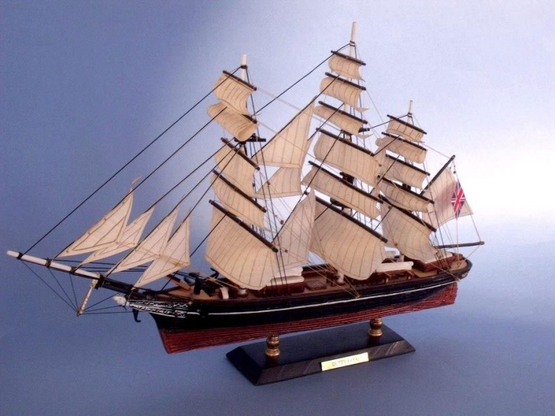 ���ƥ�����������38cm  Cutty Sark Limited Tall Model Clipper Ship 15"
