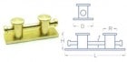 DeansMarine ������������ܥ顼�� 23mm x ���ġ�4 x Bar Bollards 23mm��04723