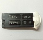 Hubsan/�ϥ֥��� H107D+ X4 Plus �ѥ��ڥ��ѡ��� 3.7V 520mAh Lipo �Хåƥ꡼ H107D+-04