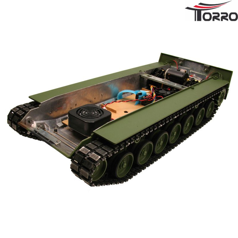 Torro 쥪ѥ2A6᥿륷㡼եСѡPainted in camouflage Leopard 2A6 metal bottom tub full version with electronics1212489007