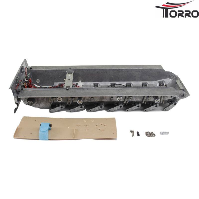 Torro レオパルド2A6メタルシャーシー未塗装（Metallunterwanne