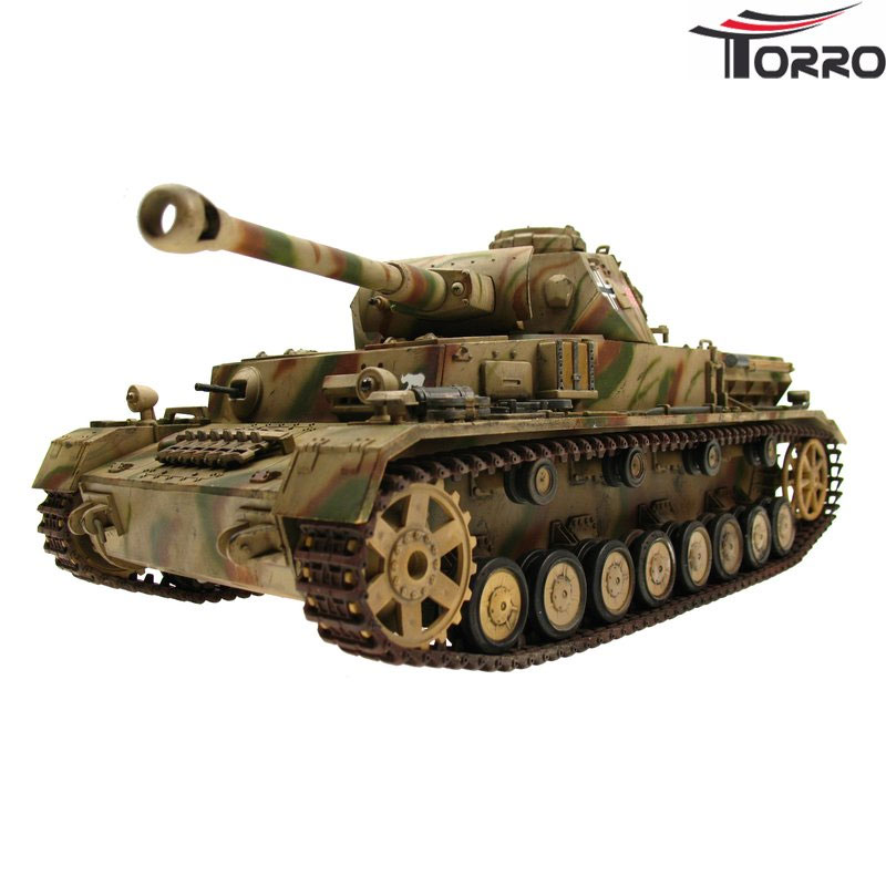 TAMIYA 1/35 RC ドイツ4号戦車 赤外線バトル リアルサウンド 完成
