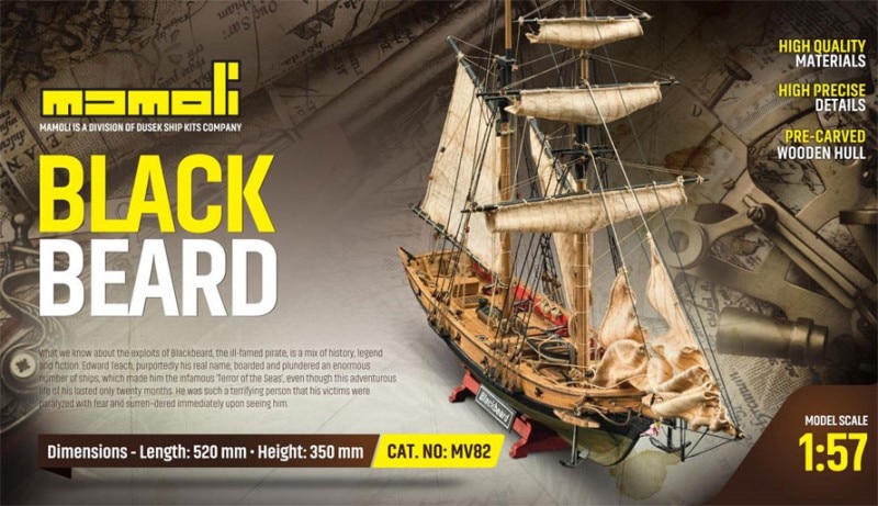 c.mamoli �֥�å����٥����ɡ�MV82 BLACKBEARD Corsair��s Sloop��