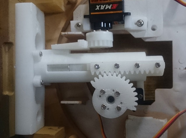 CLARK Torro/Taigen  Tiger1����ѥꥳ���롦���߲�¤���å�(Servo Recoil and elevation  kit for Taigen/ HengLong  Tiger I��16004A