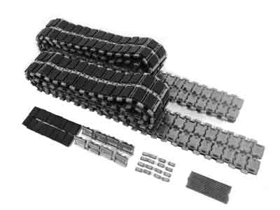 MatoToys  �����󥸥㡼II�Ѷ�°���㥿�ԥ��1/16 British Challenger 2 metal tracks with rubber pads��MT213