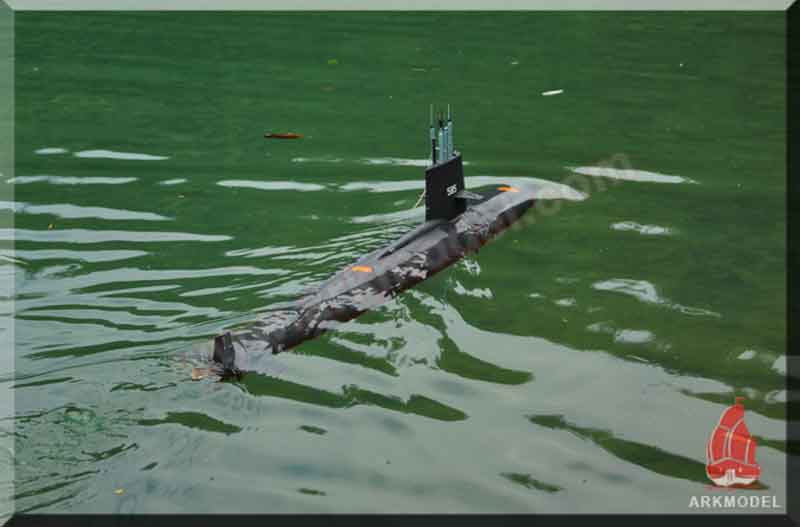 メビウスモデル 1/72 多かれ アメリカ海軍 原子力潜水艦 USS スキップ 