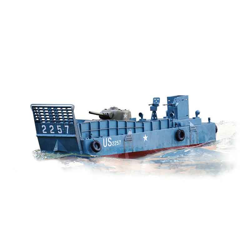 Torro 1/16 上陸用舟艇LCM3 2.4Ghz（塗装済完成品）1/16 RC