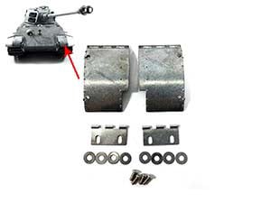 MatoToys 1/16KingTiger�᥿�����ե����ť�����ե�åס�1/16 King Tiger tank metal front mud flap��MT236