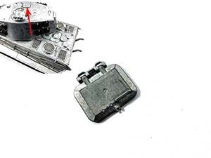 MatoToys 1/16KingTigerˤ���ѥ᥿����æ���ѥϥå���1/16 King Tiger tank metal escape hatch��MT246