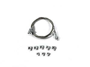 MatoToys 1/16KingTiger�ѥ᥿��������������֥륻�åȾ���1/16 King Tiger tank metal towing cable with buckles (small)��MT249