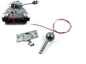 MatoToys 1/16KingTiger�ѥ᥿�����ޥ��󥬥��1/16 King Tiger metal machine gun with LED��MT257