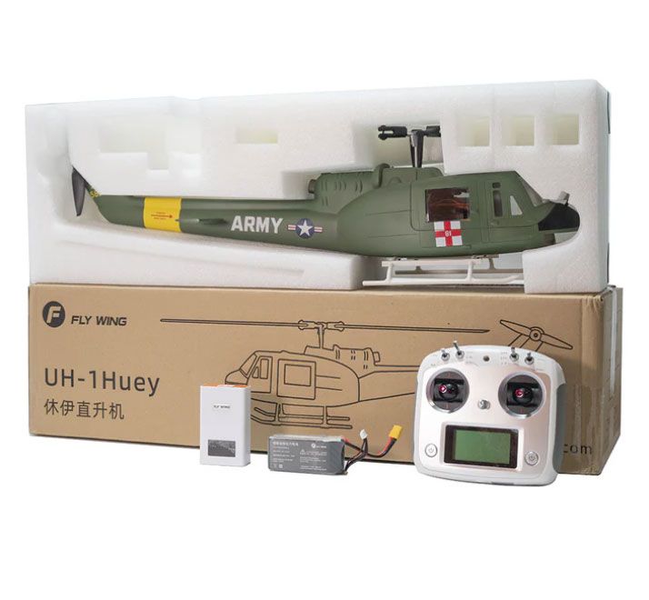 FLY WING（フライウイング）UH-1 Huey V4 6CH スケールヘリRTF GPS高度