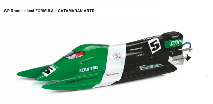 Graupner �����ɥ������ɡ��ե����ߥ�飱�����ޥ��ARTR��WP Rhode Island FORMULA 1 CATAMARAN ARTR) 2204
