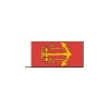 BECC Cotton Flag - GB07 Admiralty Flag - Red with Gold Anchor