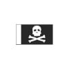 BECC Cotton Flag - JR01 Jolly Roger - Skull and Cross Bones - Pirate Flag