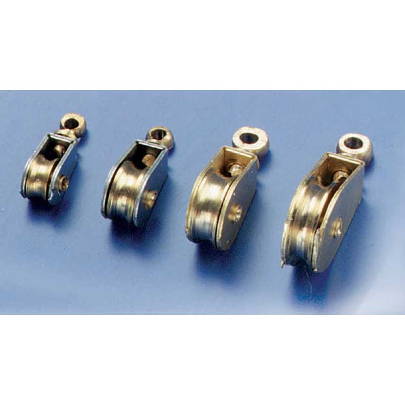 Krick 真鍮製滑車（5mm：4個入り） 63087