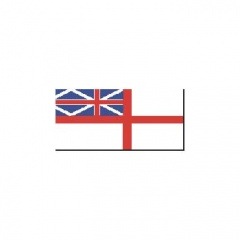 BECC Cotton Flag - GB62 White Ensign 1707 - 1801