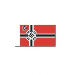 BECC Cotton Flag - D51 German Naval Ensign 1933 - 1945