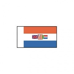 BECC Cotton Flag - ZA01 SOUTH AFRICA Old Tricolour Defaced