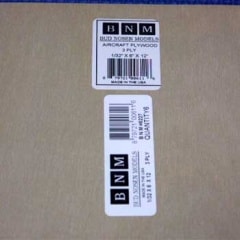 BNM �Ҷ��٥˥��� ���С�0.8X152X304mm��1/32X6X12inch��6227