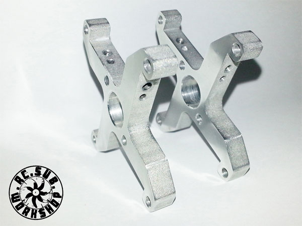 RC-SUB  ������������ܥޥ���ȡʥ�����������ѡˡ�2�������2PC Servo Motor Unit Mount Set ( x2pcs ) ( Cross Rudder )