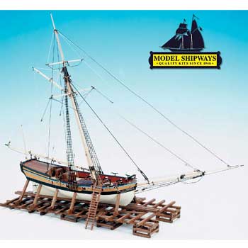 ModelShipways 武装バージニア・スループ（Armed Virginia Sloop 1:48 