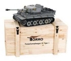 Torro 1/16Tiger I ��������᥿�륨�ǥ������ʶ�°���㥿�ԥ顦��°���㡼������BB��������ɡ�ȯ����͡����졼��������������� TORRO TIGER 2.4 GHz-EDITION 2.4 GHz mit HOLZKISTE BB 1112100151