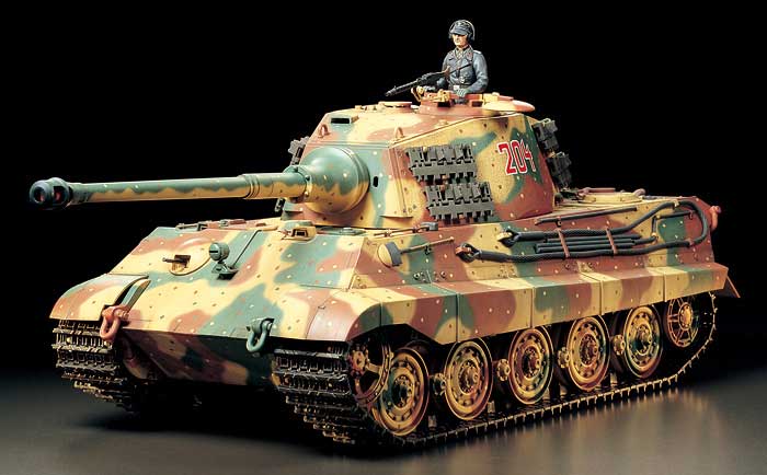 全新品　TAMIYA ラジコン　戦車　KINGTIGER フルセット＆オプション ドイツ重戦車キングタイガー(ヘンシェル砲塔)<フルセット> (ラジコン