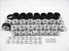 MatoToys ��V���ѥ��ॿ�����դ��᥿��ۥ����륻�åȡ�Panzer IV metal road wheels and return rollers with rubber tyres��MT081