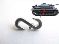 MatoToys Stug III�ѥ᥿��S���㥯���1/16 Stug III tank upper hull metal 'S'shackle��MT123