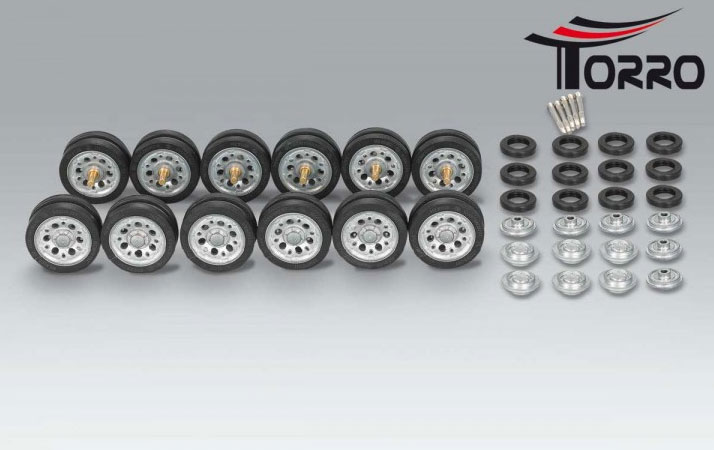 Torro��1/16  III��/StuG�᥿��ۥ����륻�åȡ�Road wheel set of metal with rubber coating for Panzer III. or StuG III.��1383848004