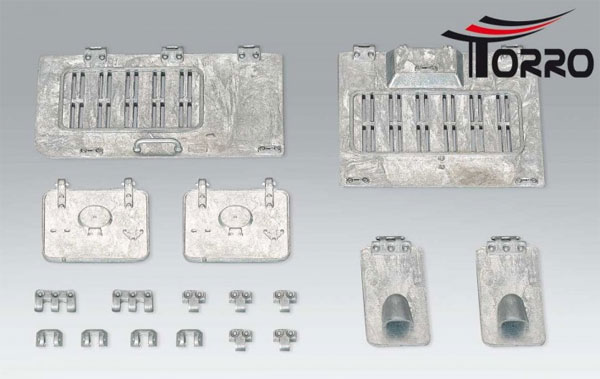 Torro IV��᥿��ϥå����åȡ�Set of metal hatches for Panzer IV.��1383858004