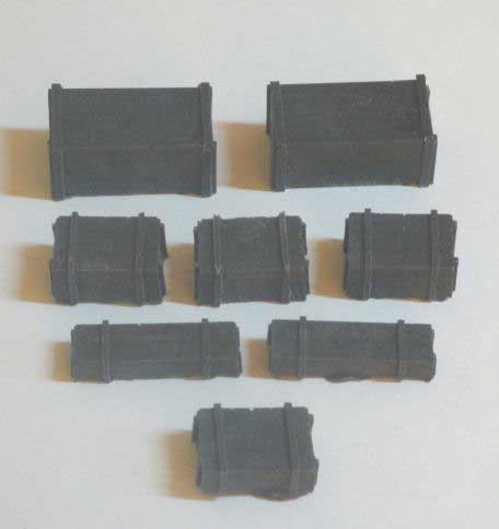 RCTANK.DE 1/16�ܥå������åȡ�Wooden box kit made ​​of resin in 1:16 [an18]