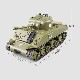 NEW HengLong 1/30 M4A3㡼ޥ ֳBBȯ+ɡʥ꡼֥ɥ७㥿ԥ顦BB͡Heng Long 2.4GHz 1/30 Scale Remote Control Tank with Sound Light3841-01