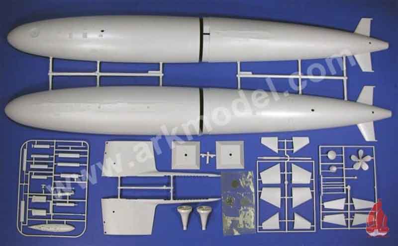 ARKModel  1/72USS�����åץ���å�������ϥ��åȡʥ��󥰥�ݥ�ץХ饹�ȥ����ƥ��MS1400K +WMS1400PS K