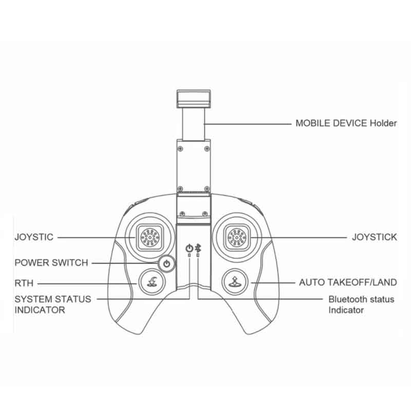HUBSAN/�ϥ֥���  HT009  Bluetooth��������� ���ޥ�/���֥�åȥۥ���� ������ (H501A H507A H216A H501M�ɥ������ѡˡ�HT009