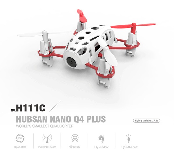 HUBSAN/ϥ֥ NANO Q4 CAM  (H111C)ѥХåƥ꡼ 3.7V 180mAhH111C-05