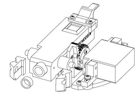 CLARK HengLongѥ󥸥㡼ˤȥꥳ롦Ѳ¤å(Servo Recoil and elevation upgrade Kit for HengLong Challenger 216019