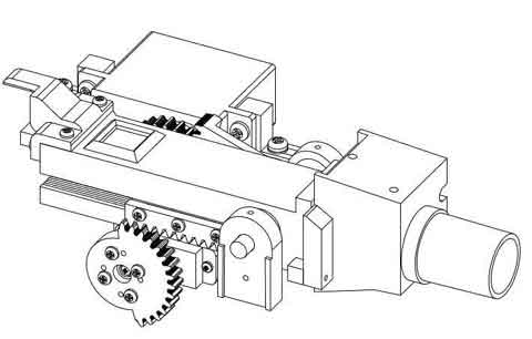 CLARK HengLong�ѥ쥪�ѥ�ɣ�ˤ�ȥꥳ���롦�����Ѳ�¤���å�(Servo Recoil and elevation upgrade Kit for HengLong Leopard2��16017