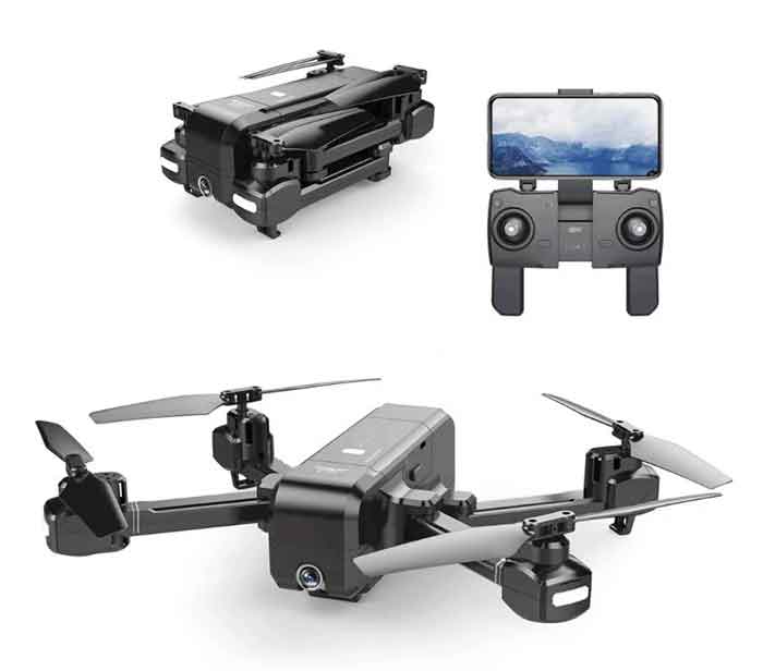 SJRC/�����������������륷���� Z5 5G Wifi FPV 1080P ����� ���֥� GPS�����ʥߥå��ե�����RC�ɥ����� - �֥�å� �Хåƥ꡼����