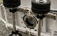 WTB 1/14  �ŵ����㾲�ȥ졼�顼��̤�������ꥸ�ʥ�᥿���Heavy steel metal lower semi trailer flat bed set for 1/14 truck��c217_white