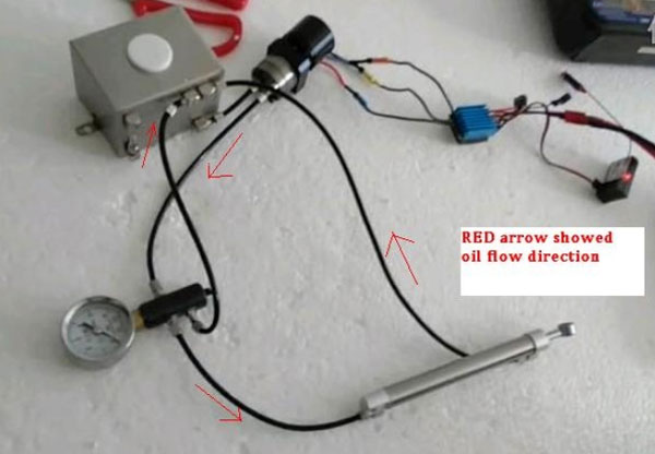 WTB 1/14 �������դ��Х�֡�1/14 WTBcar hydraulic presser valve control use with pressure meter�� Hy004-2