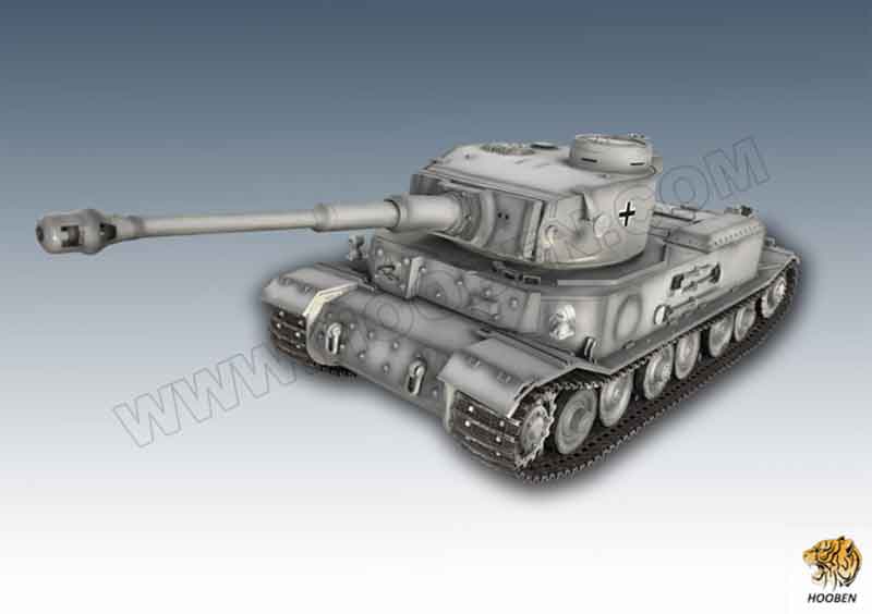 Hooben�ҡ�1/16���ɥ��ġ��ݥ륷���ƥ���������֥��åȡ�VK 4501 TIGER PORSCHE HEAVY TANK tigerP