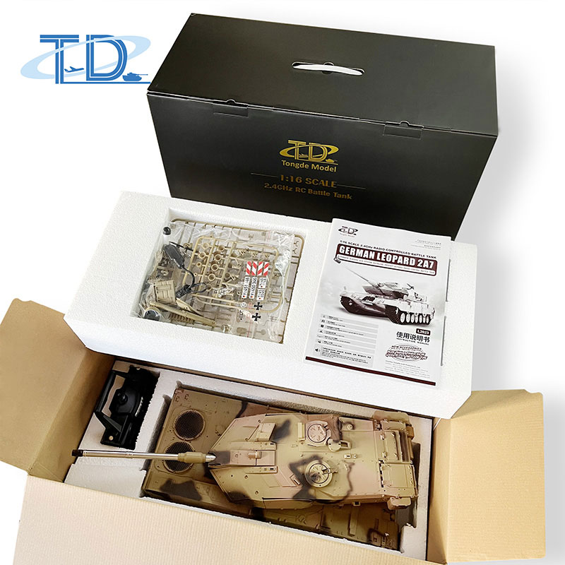 Tongde Model 1/16 쥪ѥ Leopard 2 A7  2.4GHzʥץܥåץ㥿ԥ顦ץۥ롦BBꥳ롦ɡȯ͡L2023