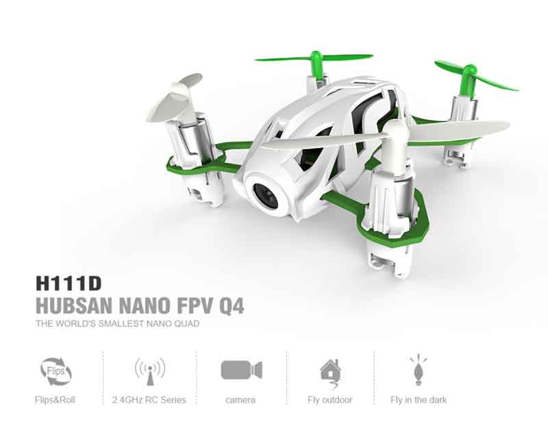 HUBSAN/�ϥ֥��� NANO Q4  FPV  5.8G 480P Camera  6 Axis Gyro  Mode 2 (H111D)